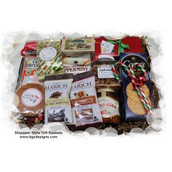Custom "Happy Hour" Snack Shipper Style Gift Basket
